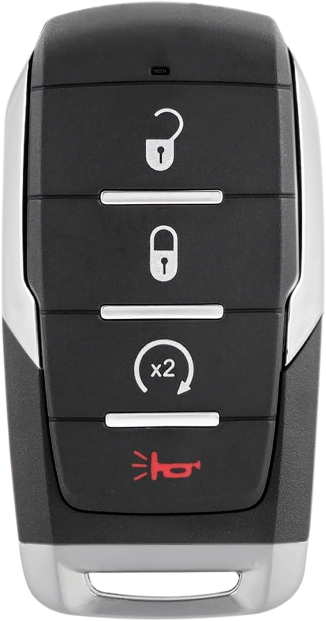 4-Button Smart Key Fob for Dodge Ram 1500, FCC ID: OHT-4882056, P/N: 68442907 by Vailikey