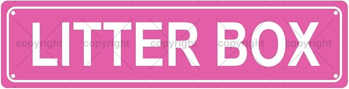 LITTER BOX Space Metal Tin Street Sign Bar Cafe Garage Cave Home Room Wall by Unknown