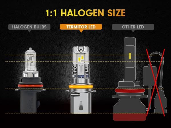 FAHREN 9007/HB5 led Bulbs, 10X Brighter 60, 000LM Ultra Brightness, 6500K Cool - Image 5