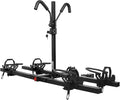 Ebike Racks for Tow Hitch with Lock, 2 Bike Rack for Car Truck SUV RV Trailer by MEEVIZAUTO