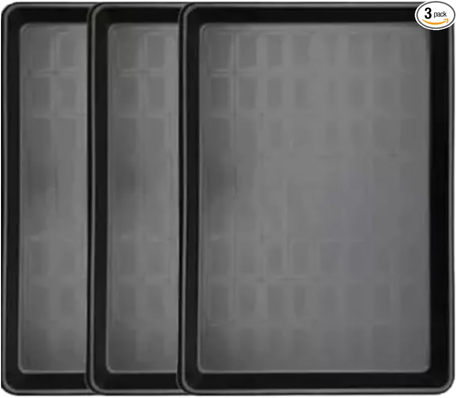 3Pack Extra Large Oil Drip Pan 35.4 x 24 x1.4 Inches Oil Change Drip Tray by Unknown