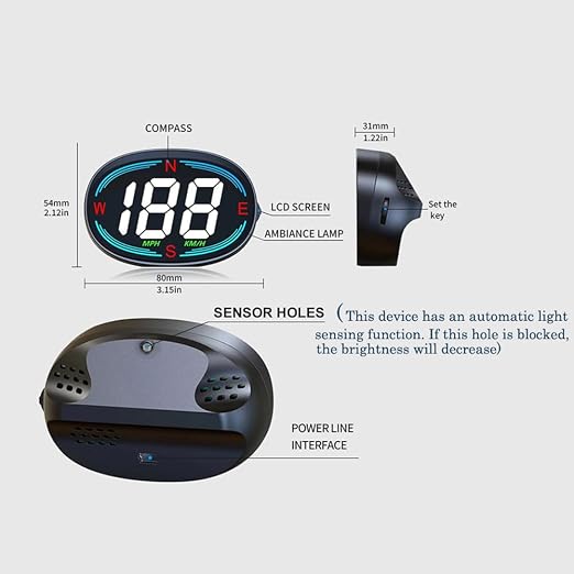 Universal HUD GPS Speedometer Plug and Play - Image 4