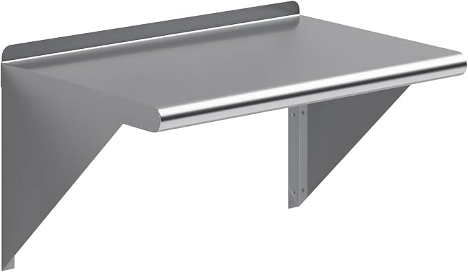 AmGood 24" Long X 16" Deep Stainless Steel Wall Shelf | NSF Certified | by AmGood