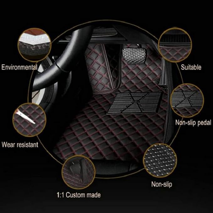 Customized personalized car floor mats, all-weather luxury car floor mats - Image 2