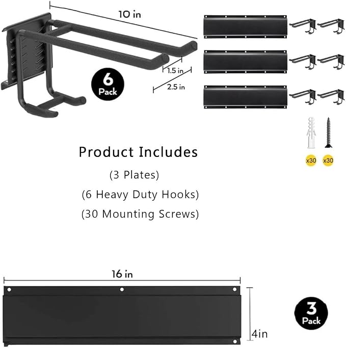 Garage Wall Organizers, Tool Hangers - Image 3