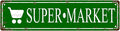 SUPER MARKET Space Vintage Metal Tin Street Sign Bar Cafe Garage Cave Home Room by Unknown