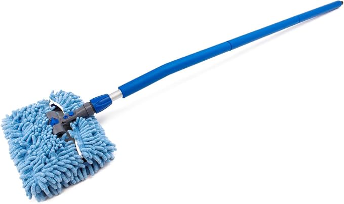 Autofiber Adjustable Head Car Wash Brush | 61" Sectional Angled Pole by Autofiber