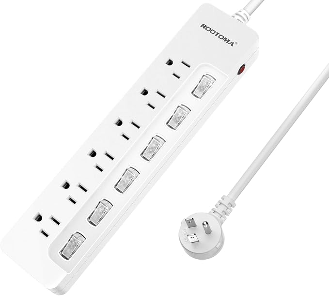 ROOTOMA Power Strip Surge Protector by ROOTOMA