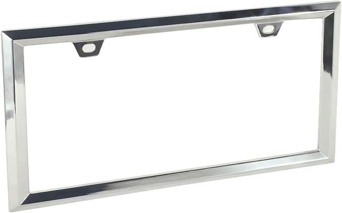 3D Chrome License Plate Frames, Pure Zinc Alloy Metal - Image 4