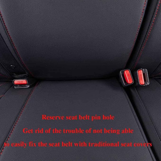 EKR Custom Fit Tacoma Leather Car Seat Covers - Image 5