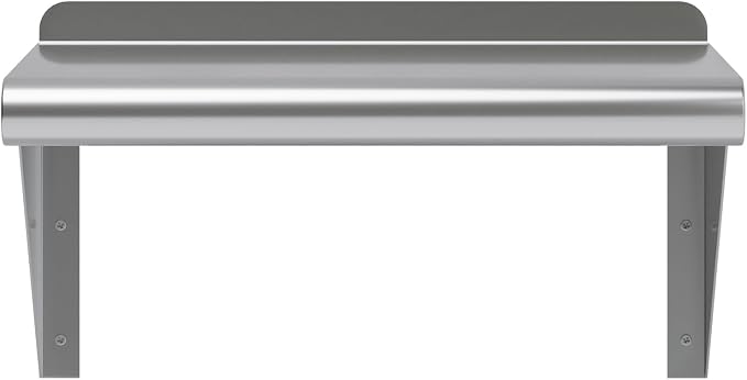 AmGood 10" X 16" Stainless Steel Wall Shelf | Metal Shelving | Garage, Utility - Image 4