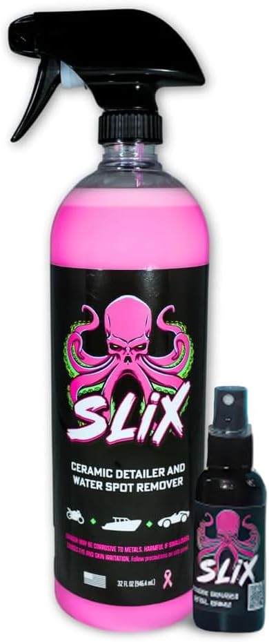 Boat and Car Detailing Spray | Water Spot Remover Boats | SLIX | Ceramic Coating by LetsTieUp