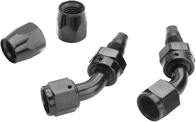 LokoCar 4AN Hose End Fitting 45 Degree Swivel - Image 8