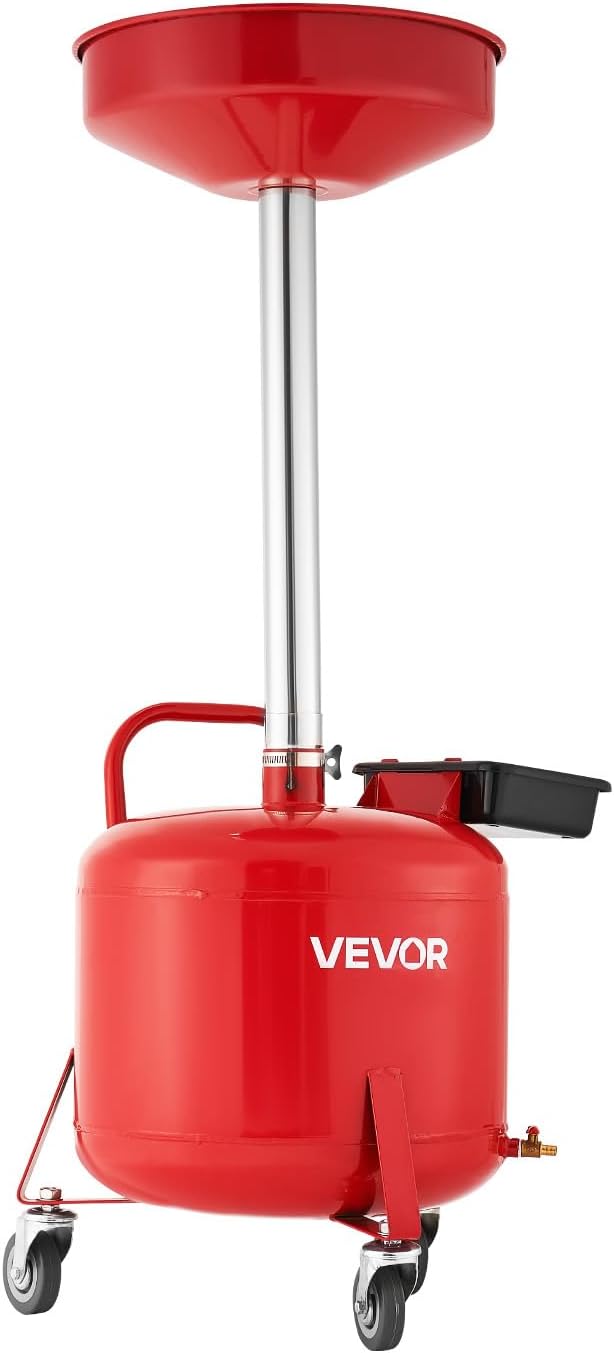 VEVOR 8 Gallon Waste Oil Drain Tank, Industrial Fluid Drain Tank - Image 9
