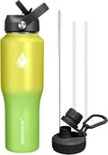 SENDESTAR 32oz Water Bottle Wide Mouth Stainless Steel Vacuum Insulated Double by Sendestar