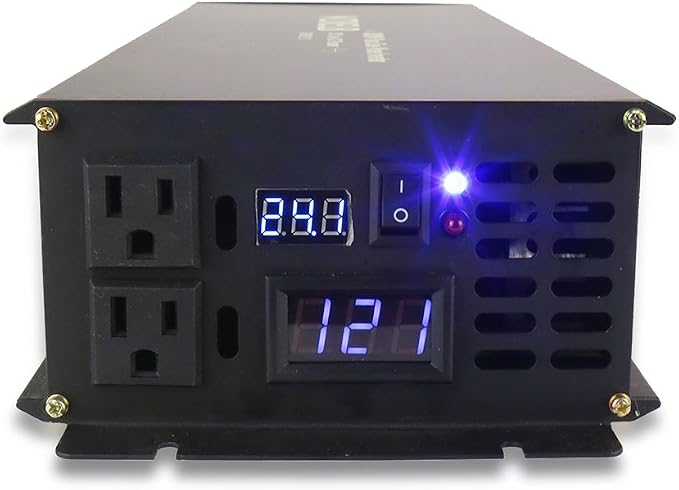 WZRELB Power Inverter 3000W Pure Sine Wave Inverter 24V 120V Dc AC Converter - Image 3