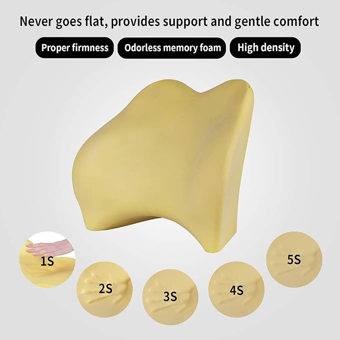 Memory Foam Lumbar Support Pillow - Image 4