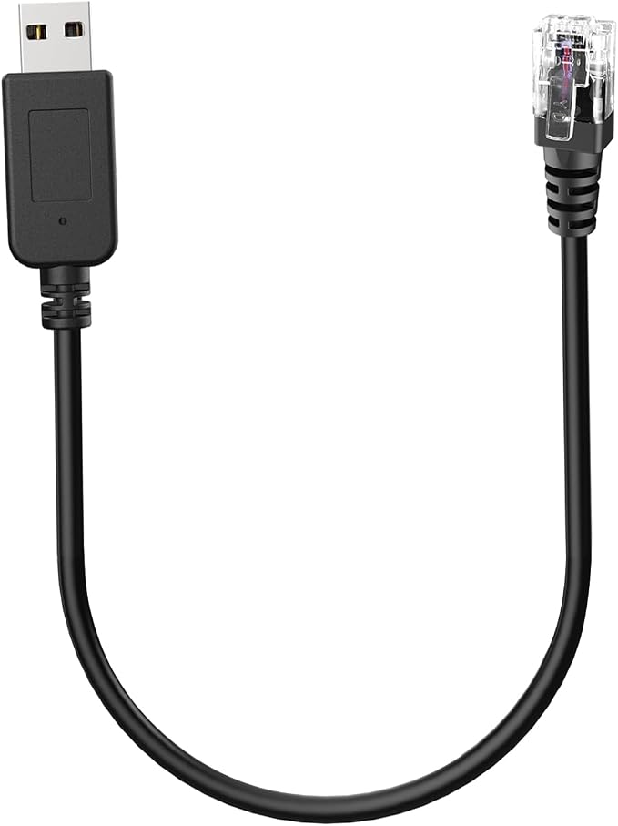 Radar Detector Cable, USB to RJ11 Plug Cable, by Jsvecip