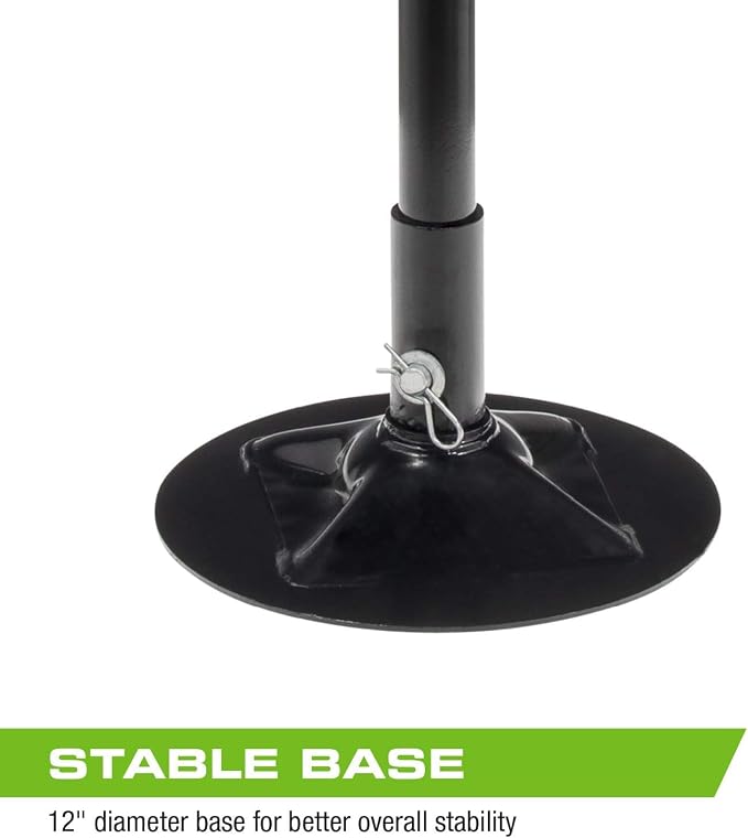 Arcan 1, 500 lb Underhoist Support Stand, Adjustable Height, Heavy-Duty Steel - Image 4