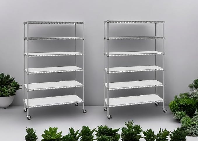 Organize in Style with The Members Mark 6-Tier NSF Heavy Duty Wire Shelving - Image 2