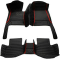 Custom Colors Car Floor Mats Black Pink by Unknown