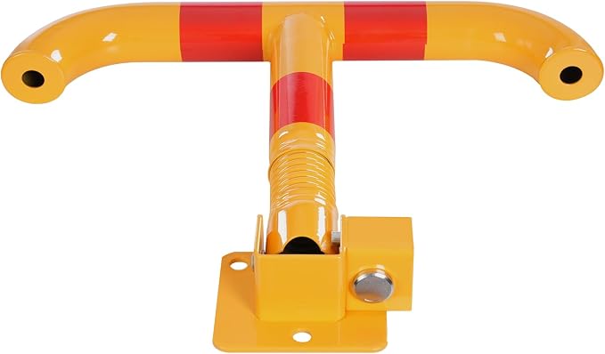 Parking Post and Base With Lock, T Shaped Parking Blocker Barriers Post Parking - Image 5