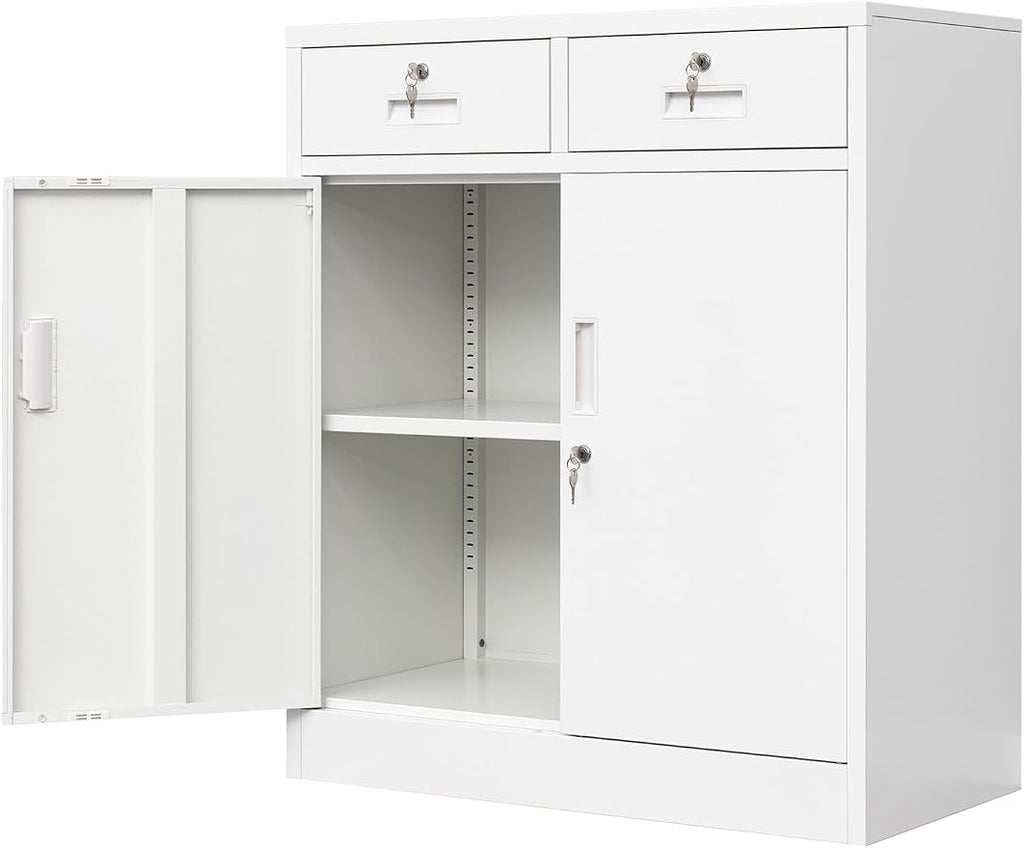 Metal Storage Cabinet, Locking Storage Cabinet by Wanfu