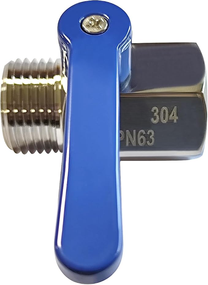 beduan Stainless Steel 3/4 Shut Off Valve GHT Thread Garden Hose Heavy Duty - Image 2
