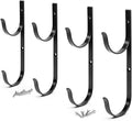 Pool Pole Hanger Premium 4pc Black Aluminium Holder Set by Aquatix Pro by AquatixPro