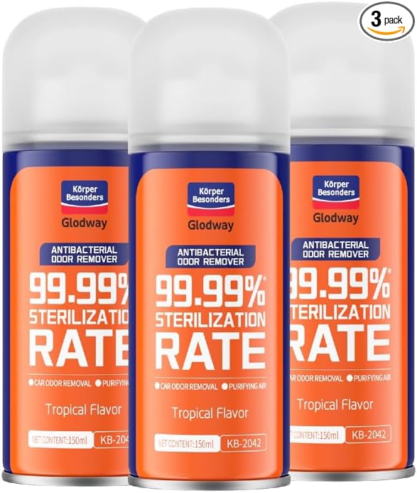 Glodway Whole Car Air Refresher Spray, Odor Eliminator Eliminates Strong by K%C3%96RPERBESONDERSGLODWAY