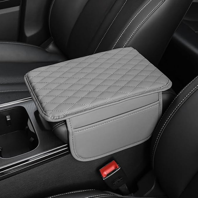 Memory Cotton Leather Car Armrest Box Pad, 2025 New Universal Style Memory by Coloday
