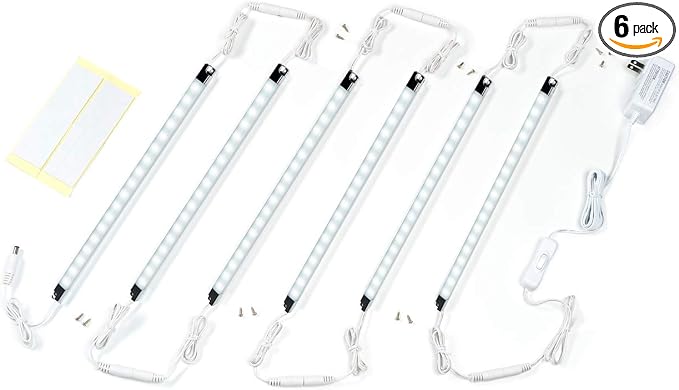 Led Light Strips Kit, 12’’ Linkable Light Bars + Rocker Switch + UL Power by Cefrank