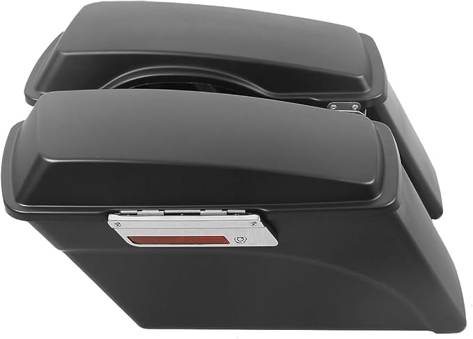 XFMT Hard Saddlebags Saddle Bag & Chrome Conversion Brackets - Image 3