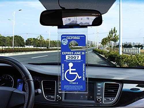 Handicap Parking Placard Holder, Ultra Transparent Disabled Permit Protective - Image 3