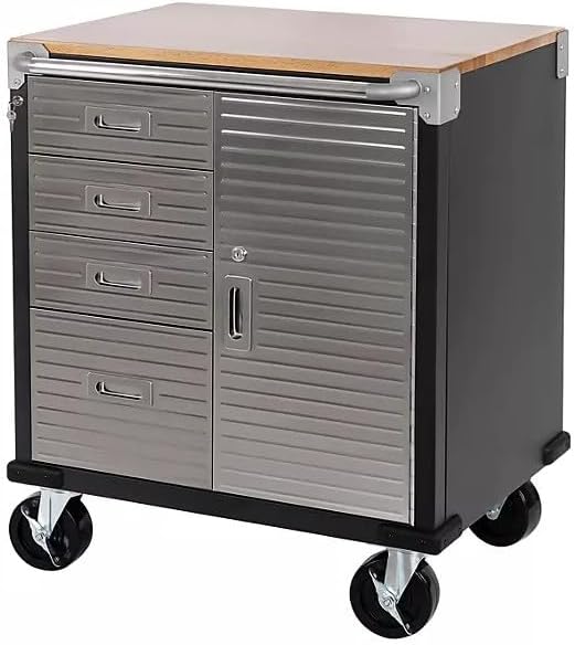 Heavy Duty Rolling Storage Cabinet by Unknown