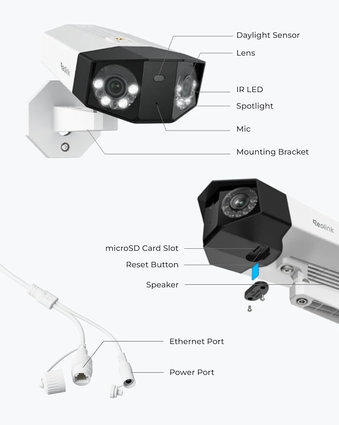 REOLINK Duo 3 PoE 16MP UHD Dual-Lens PoE Security Camera - Image 9