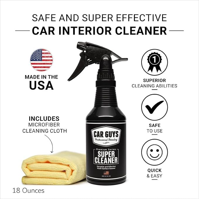 CAR GUYS Super Cleaner | Effective Car Interior Cleaner | Leather Car Seat - Image 2