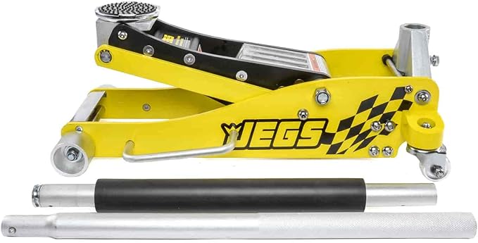 JEGS Professional Low-Profile 3-Ton Aluminum Floor Jack | 3 ½ Inch Minimum - Image 3