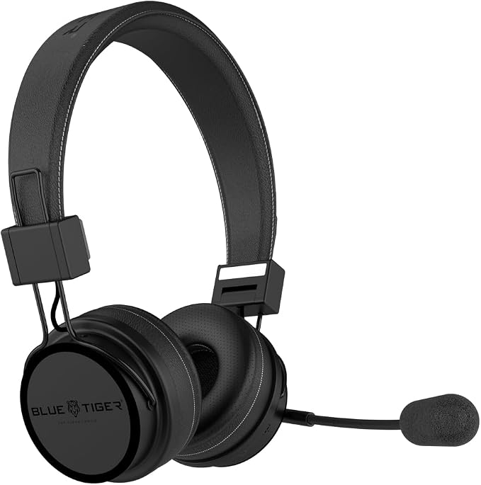 Blue Tiger Premium Elite Ultimate Single and Dual Ear 2-in-1 Bluetooth Headset - Image 2
