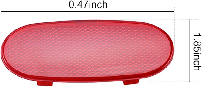 Car Front Interior Door Panels Reflector Red Inner Door Panel Reflector Plate - Image 6
