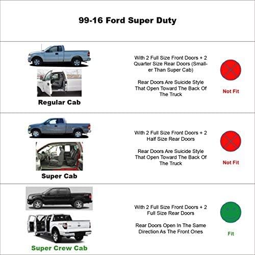 4pcs Outside Mount Style Window Rain Guards Durable Side Wind Deflectors Dark - Image 3