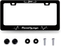Jesus Cross License Plate Frame Funny Christian License Plate Holder Stainless by RNKATIH