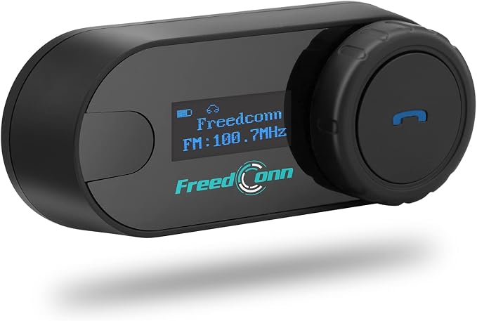 FreedConn TCOM SC Motorcycle Helmet Bluetooth Headset, Motorcycle Communication by FreedConn