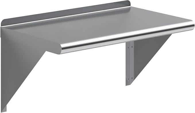 AmGood 24" Long X 14" Deep Stainless Steel Wall Shelf | NSF Certified | by AmGood