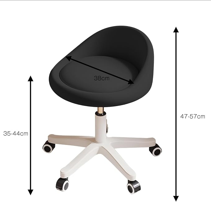 Rolling Stool Set of 3 Rolling Hydraulic Salon Stool - Image 2
