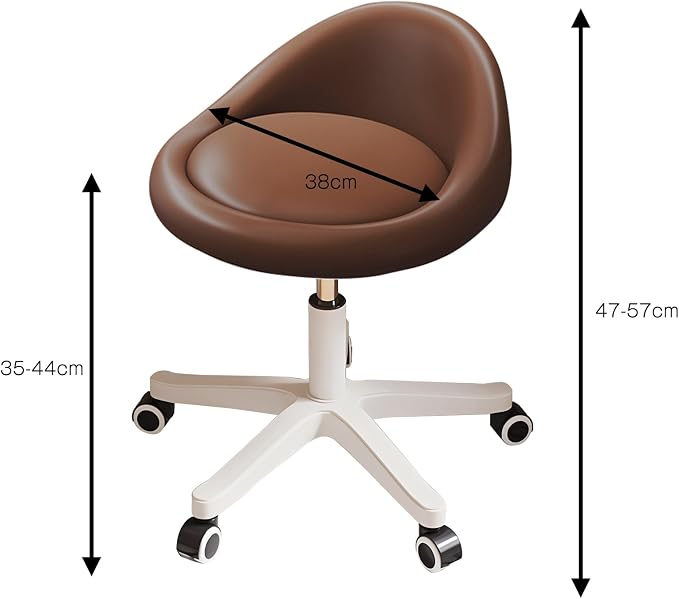 Rolling Stool Set of 3 Rolling Hydraulic Salon Stool - Image 2
