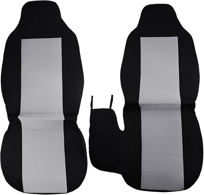 Front Car Seat Covers for 2004-2012 Ford Ranger, Front High Back 60/40 Split by Kohnkdllc