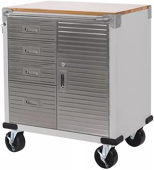 Heavy Duty Rolling Storage Cabinet by Unknown