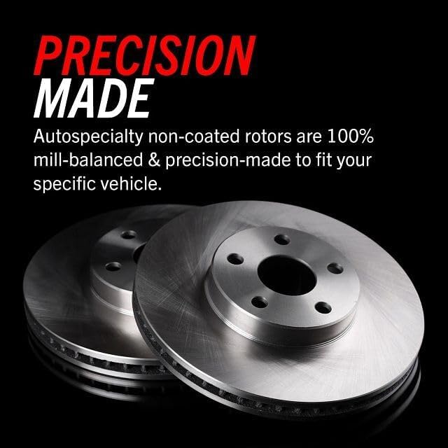 POWERSTOP KOE1358 Autospecialty Front Replacement Brake Kit-OE Brake Rotors & - Image 5