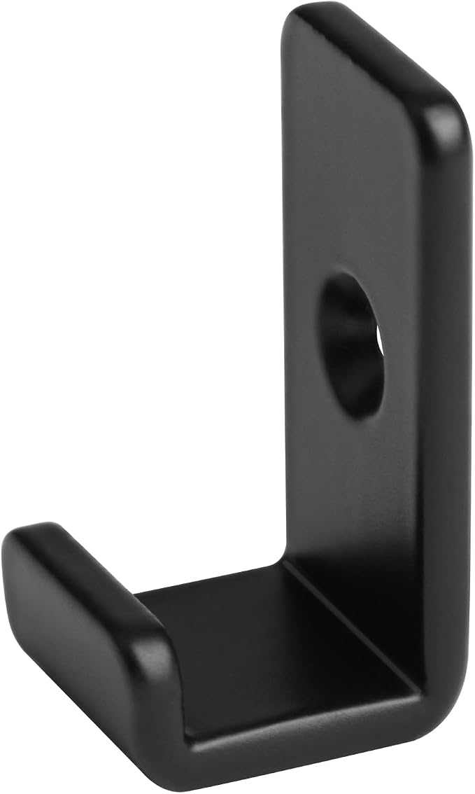 10 Pack Mini Black Steel Utility J Hook, Wall Mount Hanging Hook - Image 3